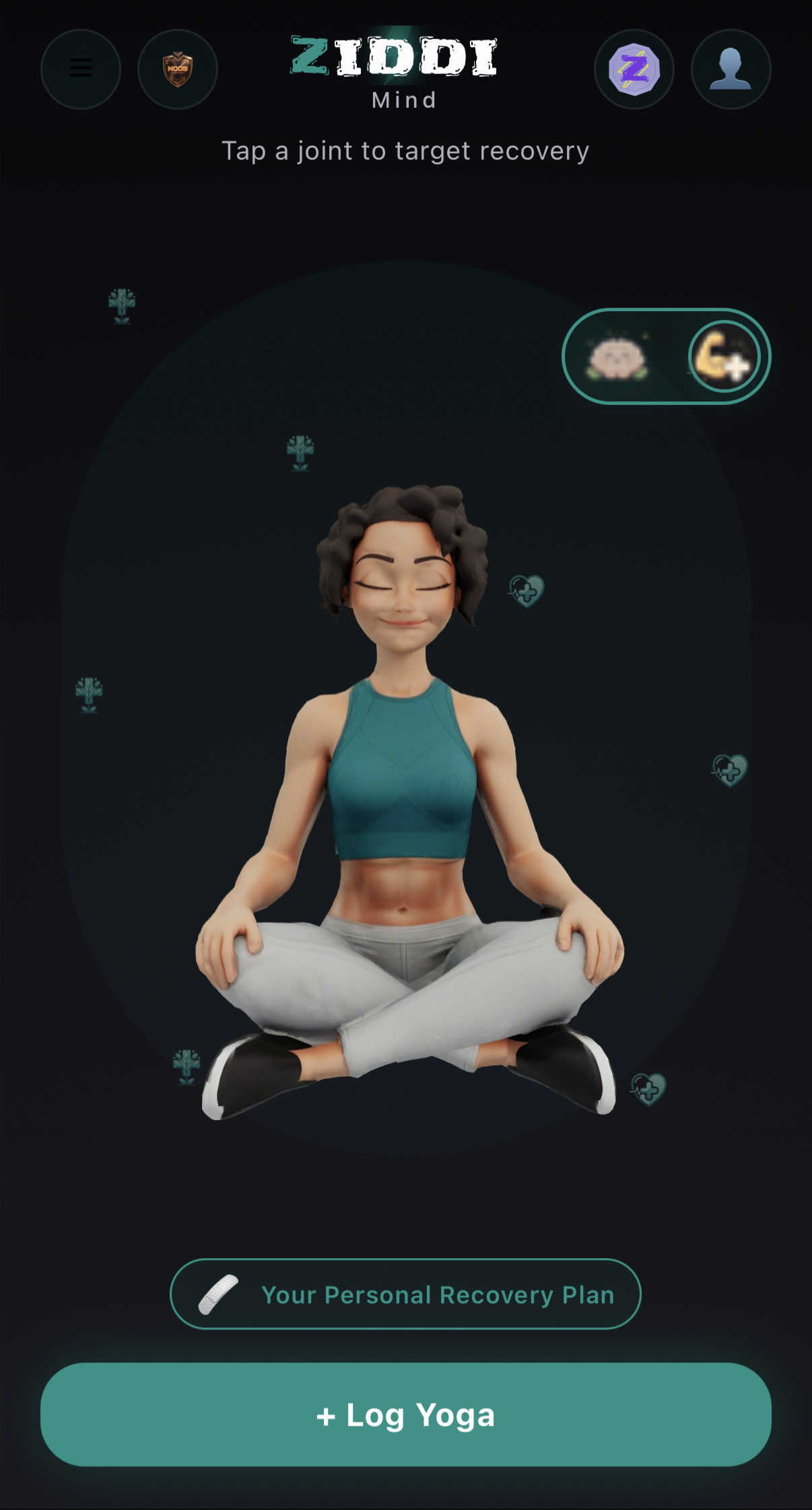 Ziddi Healing Screen